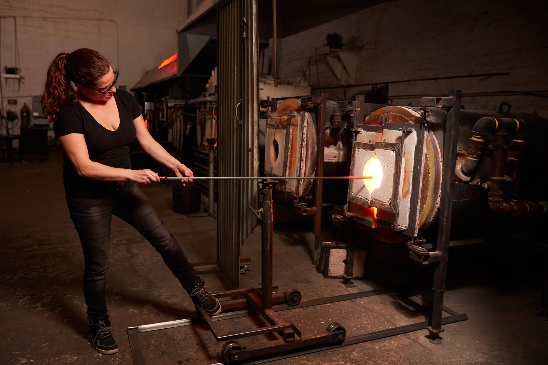 Michelle Knox, Glassblower