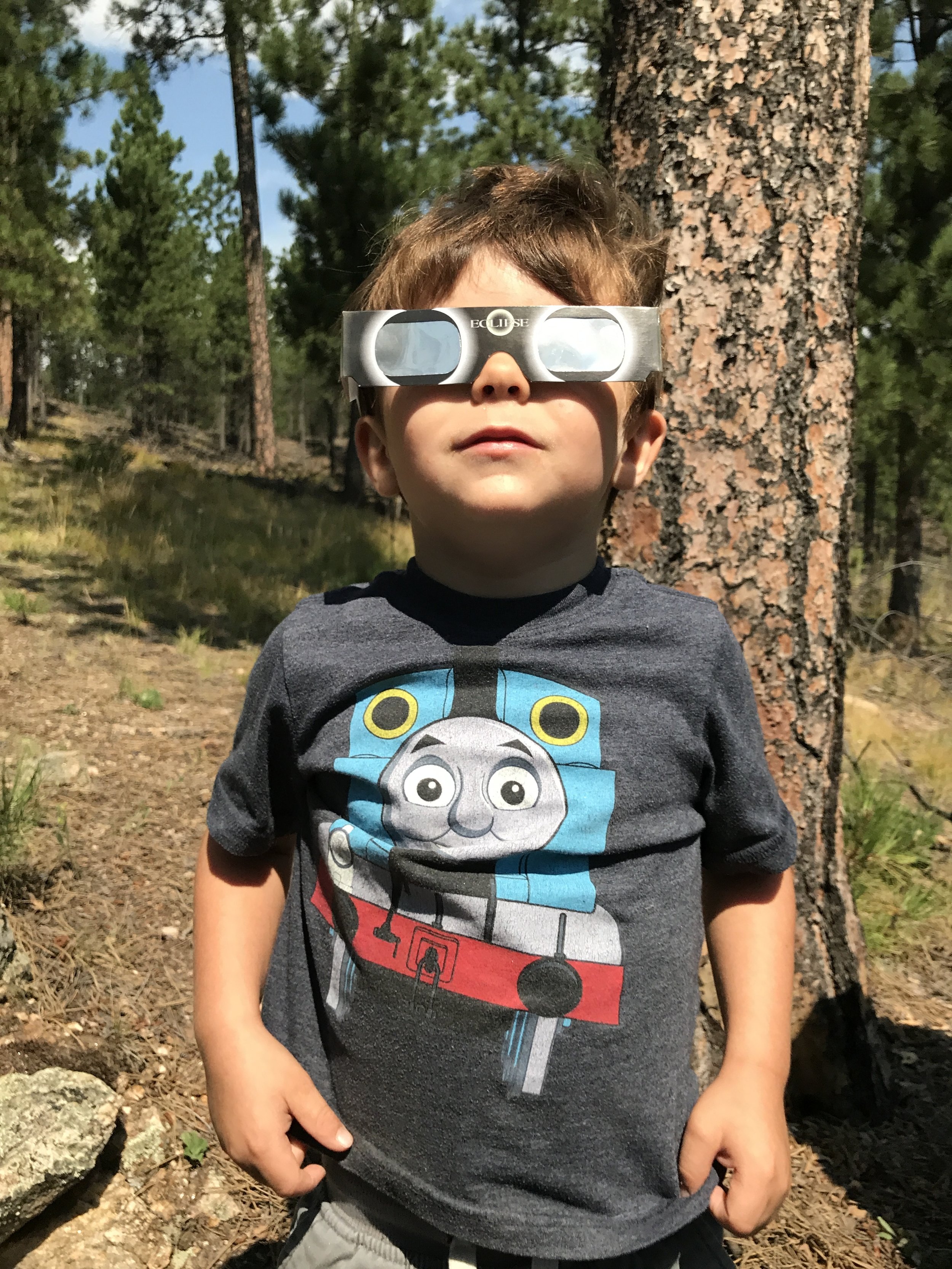  I told my son that I caused the eclipse...because I did. 