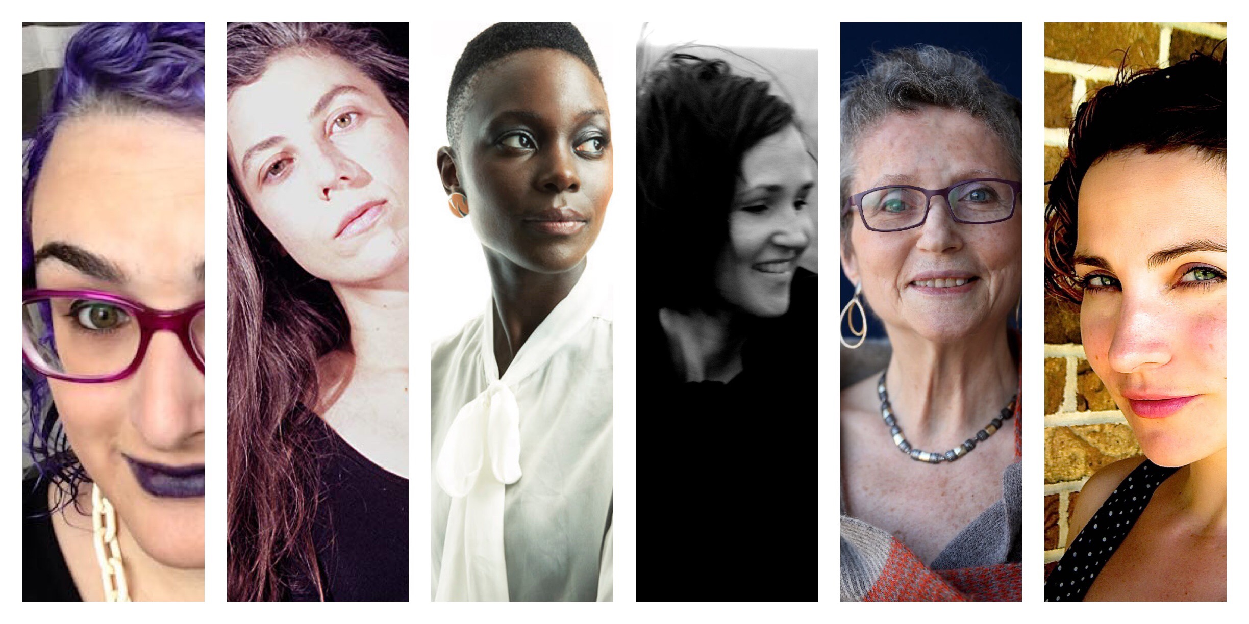 (left to right) Alex Temple, Julia Holter, Nathalie Joachim, Anna Thorvaldsdottir, Shulamit Ran, Lisa Coons