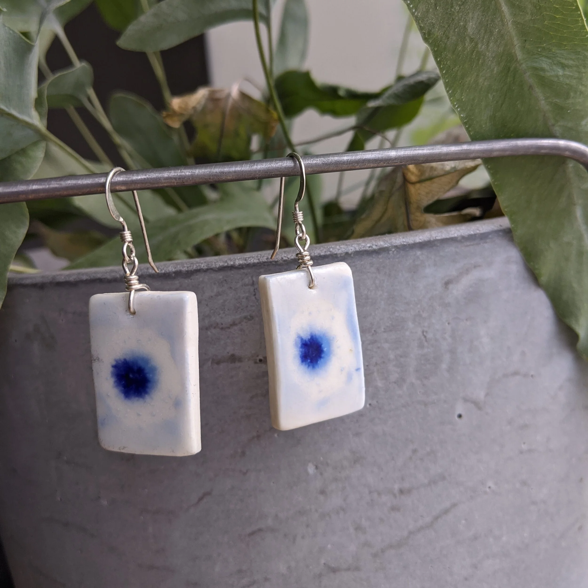 indigo earrings