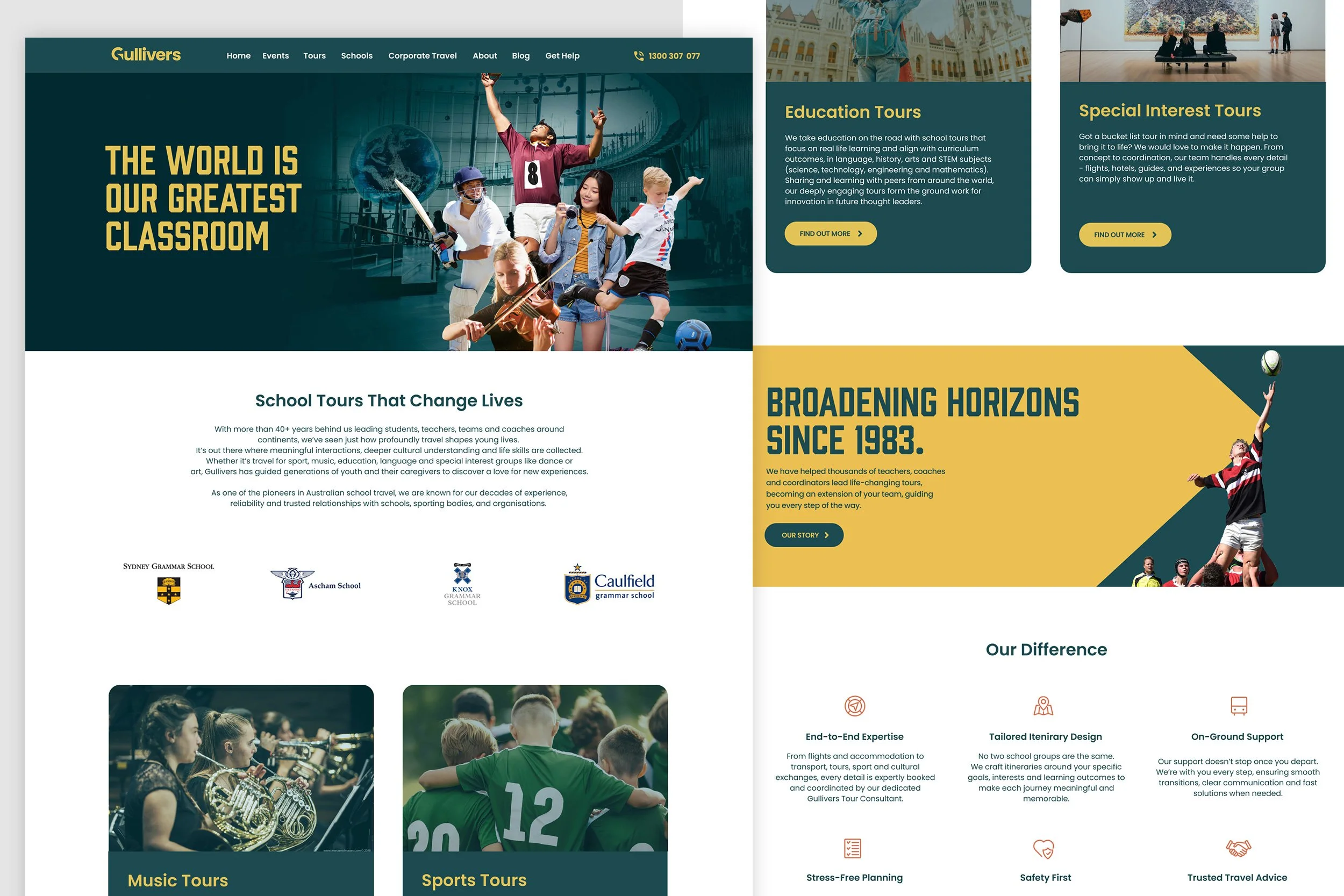 Crafted a clear content hierarchy, refined visual consistency, and implemented responsive layouts. 