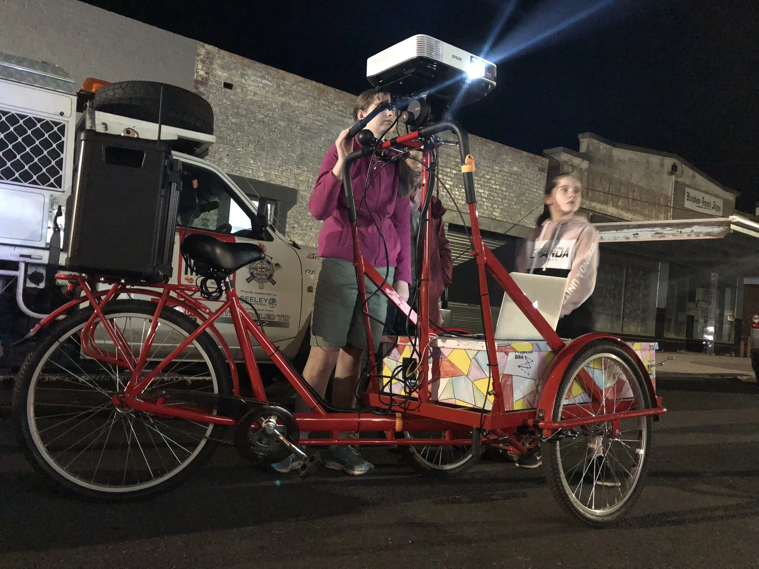 Rainbow Projector Bike — LITTLE PROJECTOR COMPANY