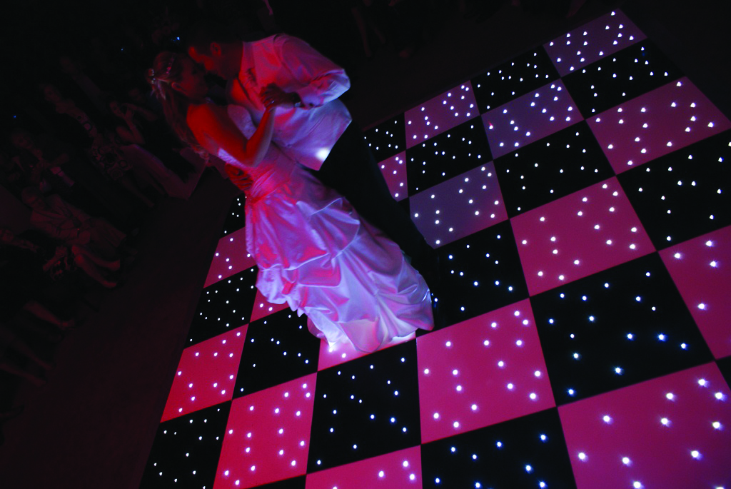 Starlit LED dance floor
