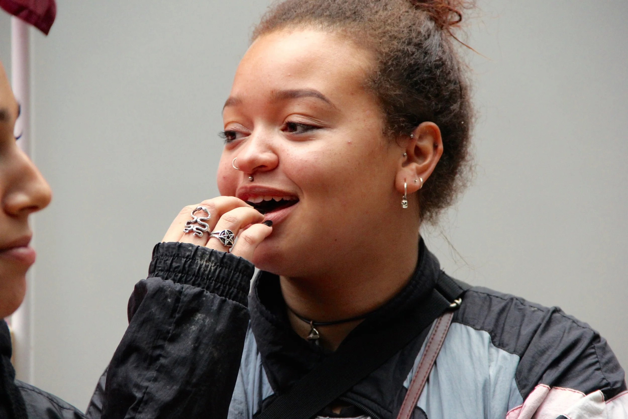 Central Saint Martins student Alsea was keen to try out the course she'd helped create