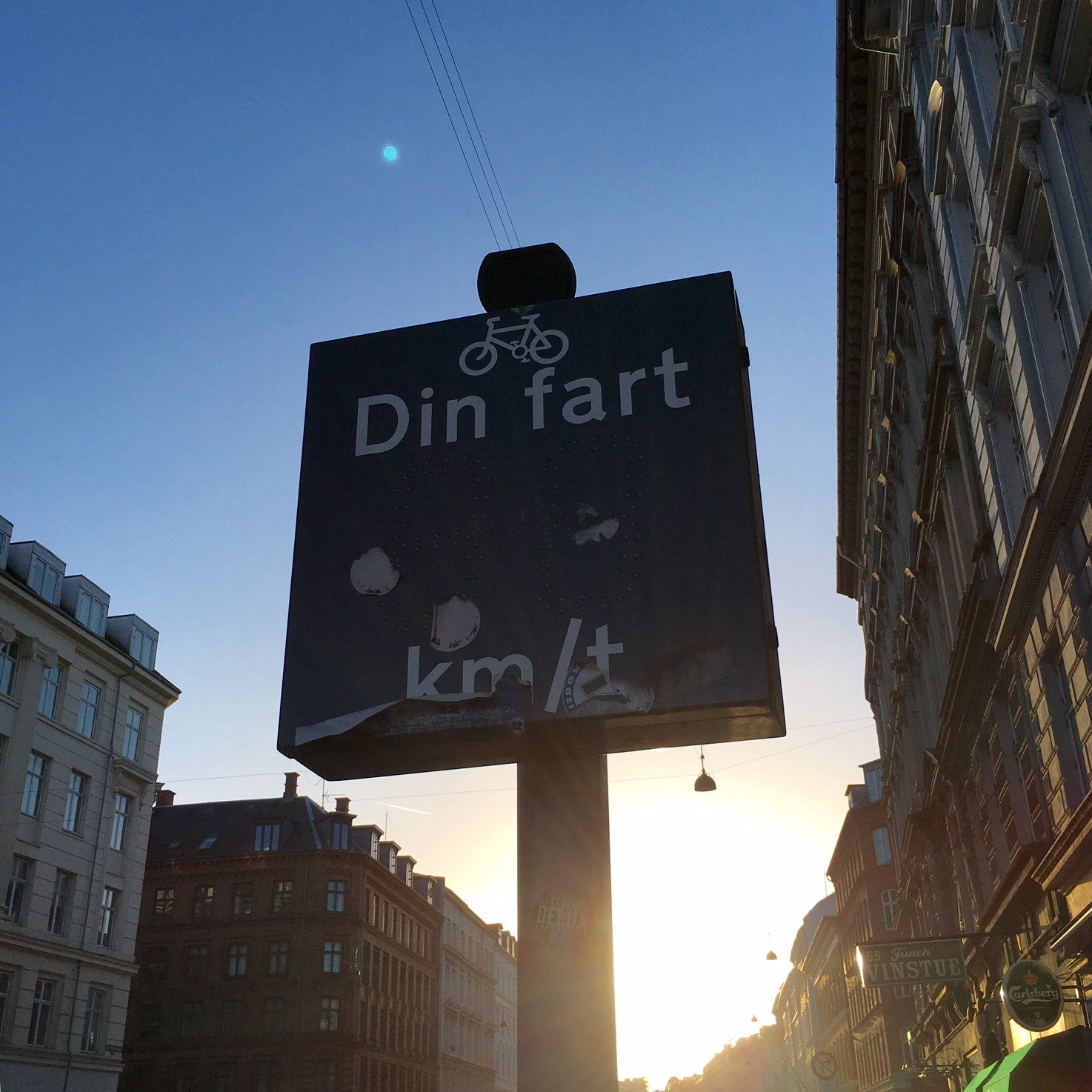 Ride Velo loves a rude sign - roughly translated as 'cycle route'
