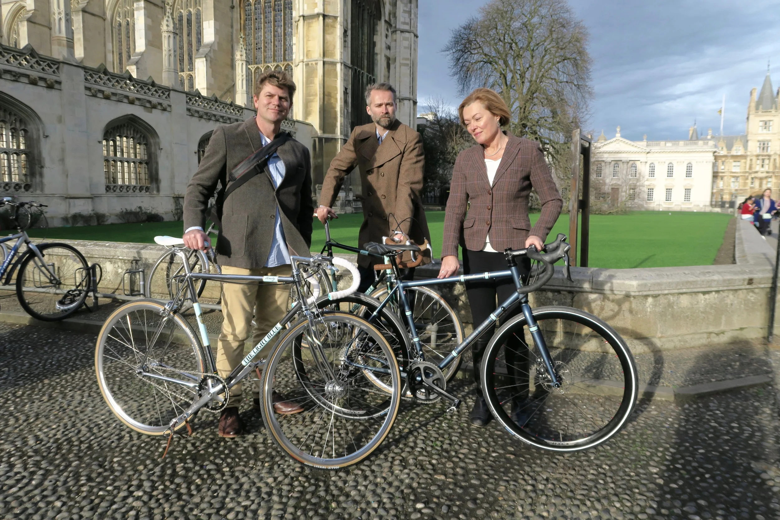Ride Velo's Ellie and brother Rupert (middle) loved Townsend's bikes as kids