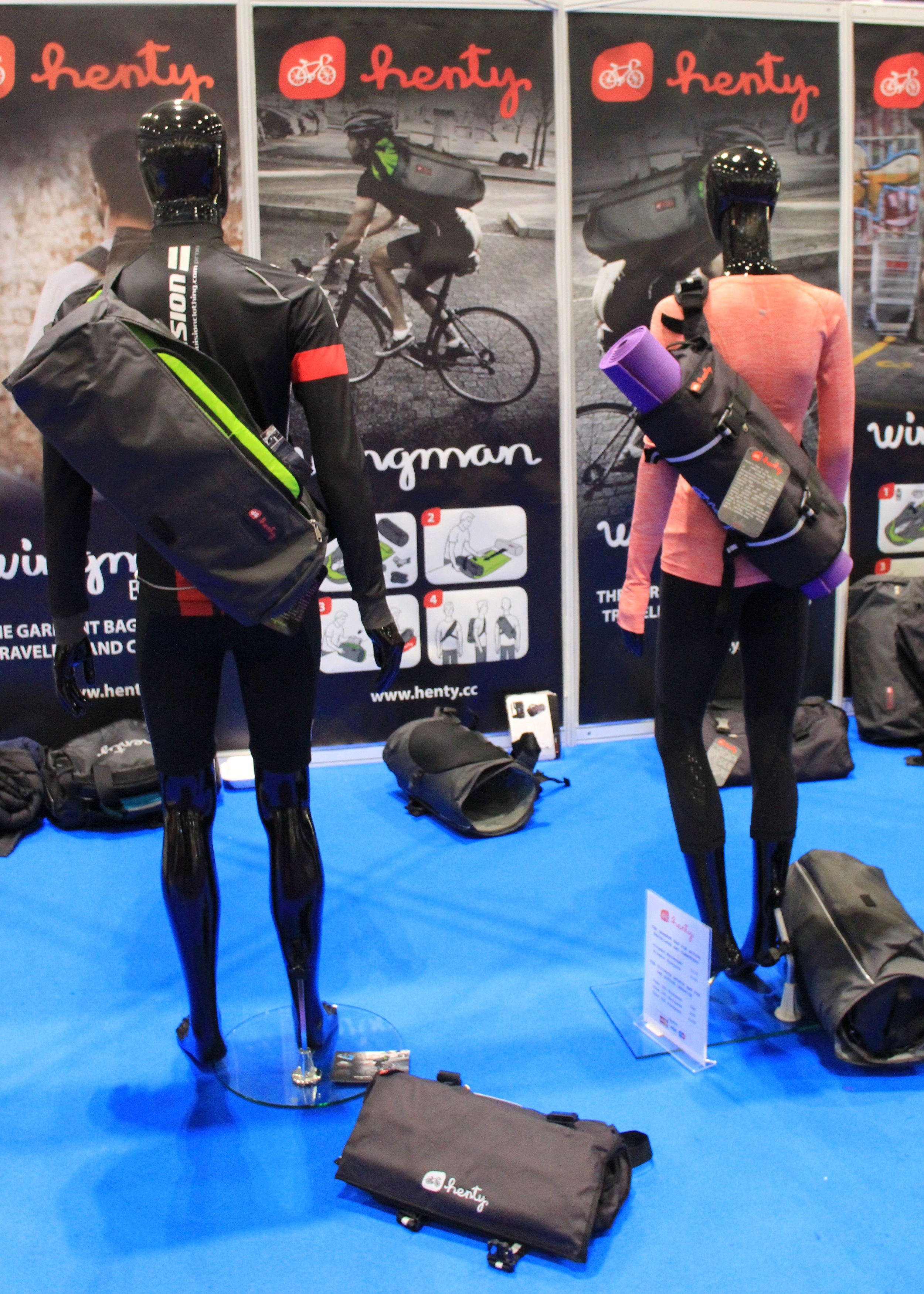 Henty: great solution for the commuter who carries a suit...or yoga mat