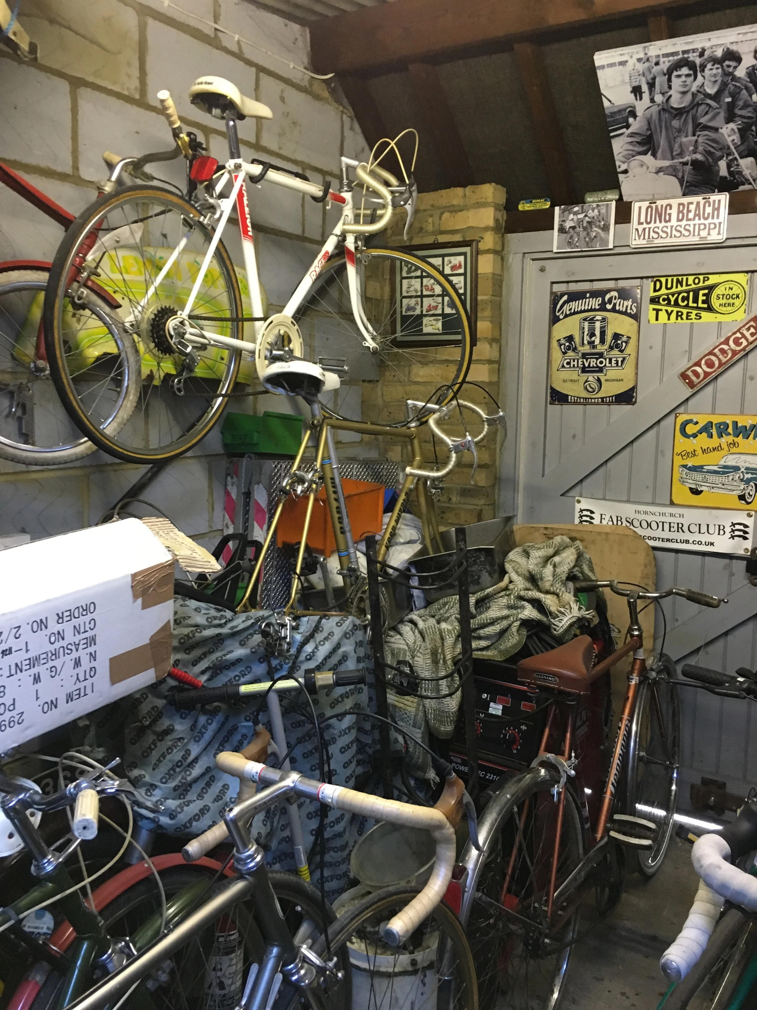 Liam's shed is a veritable Aladdin's cave