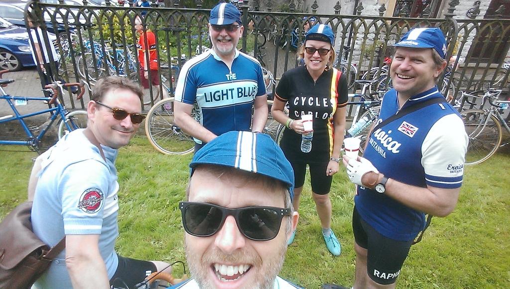 Ride Velo ride out with R.E.W. Reynolds, The Light Blue and Schwalbe