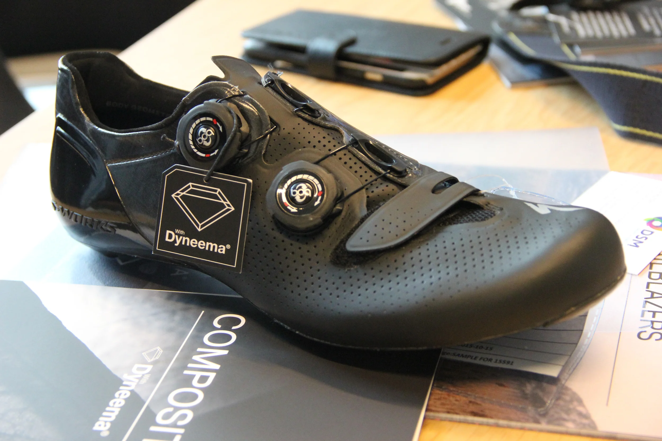 Dyneema have developed a racing shoe in partnership with Specialized