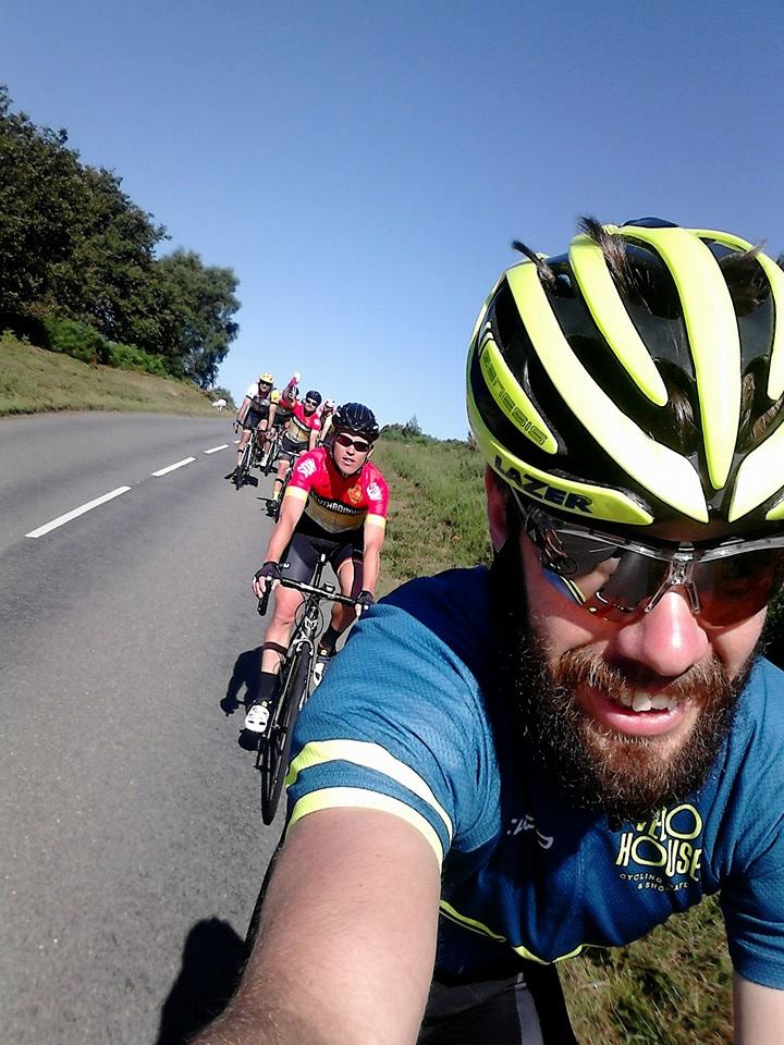 Olly leads out a ride