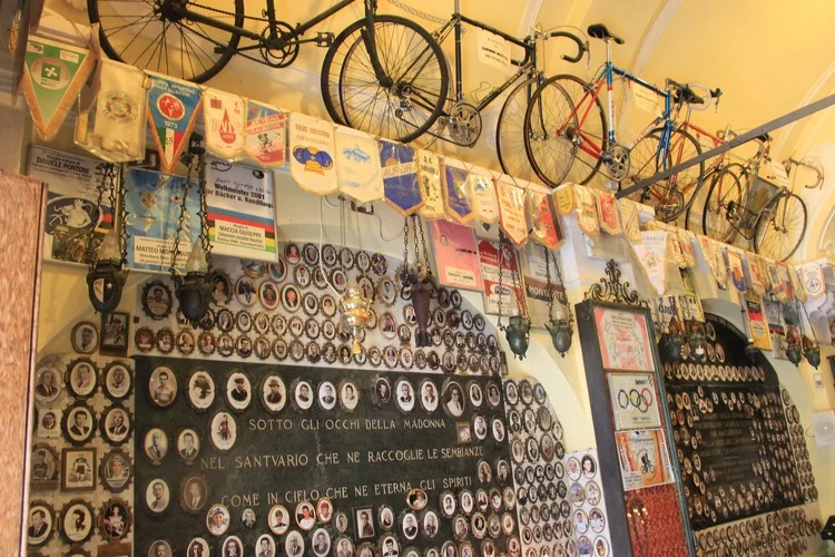 Madonna del Ghisallo, a place of pilgrimage for cyclists