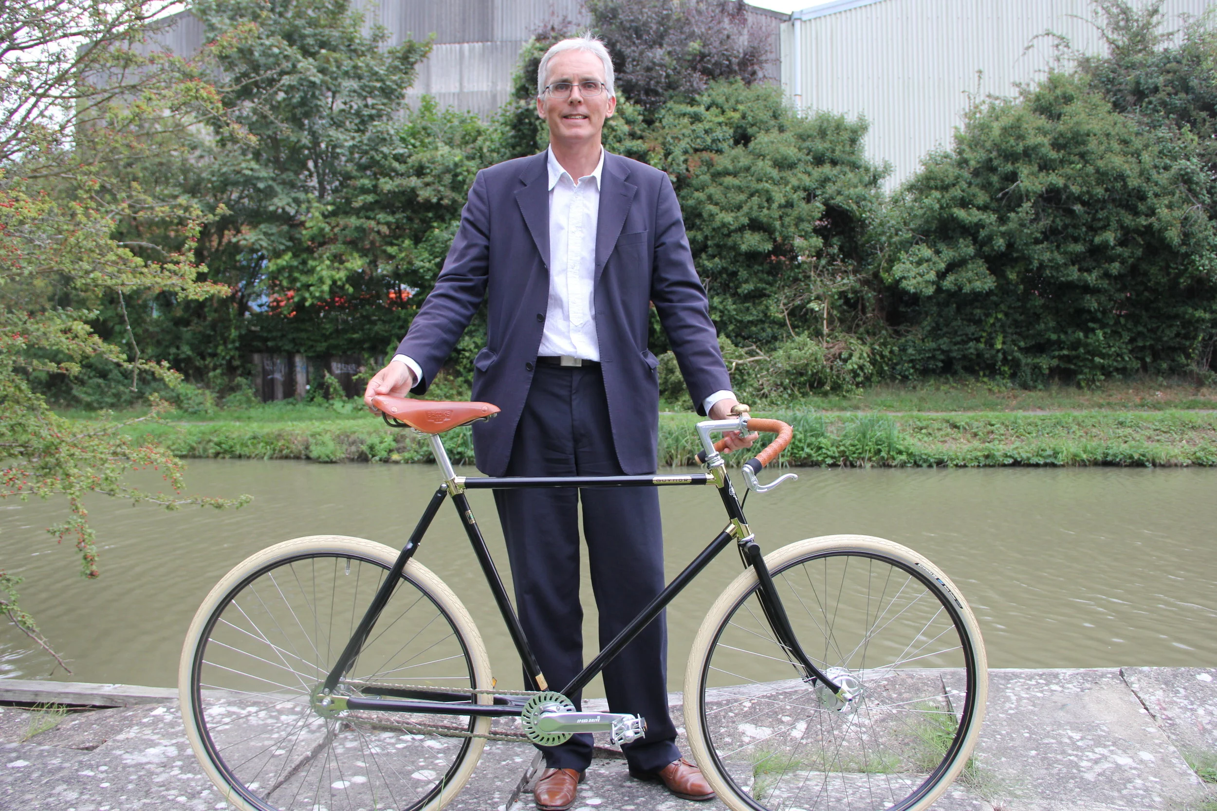 Adrian Williams with a limited edition Guv'nor