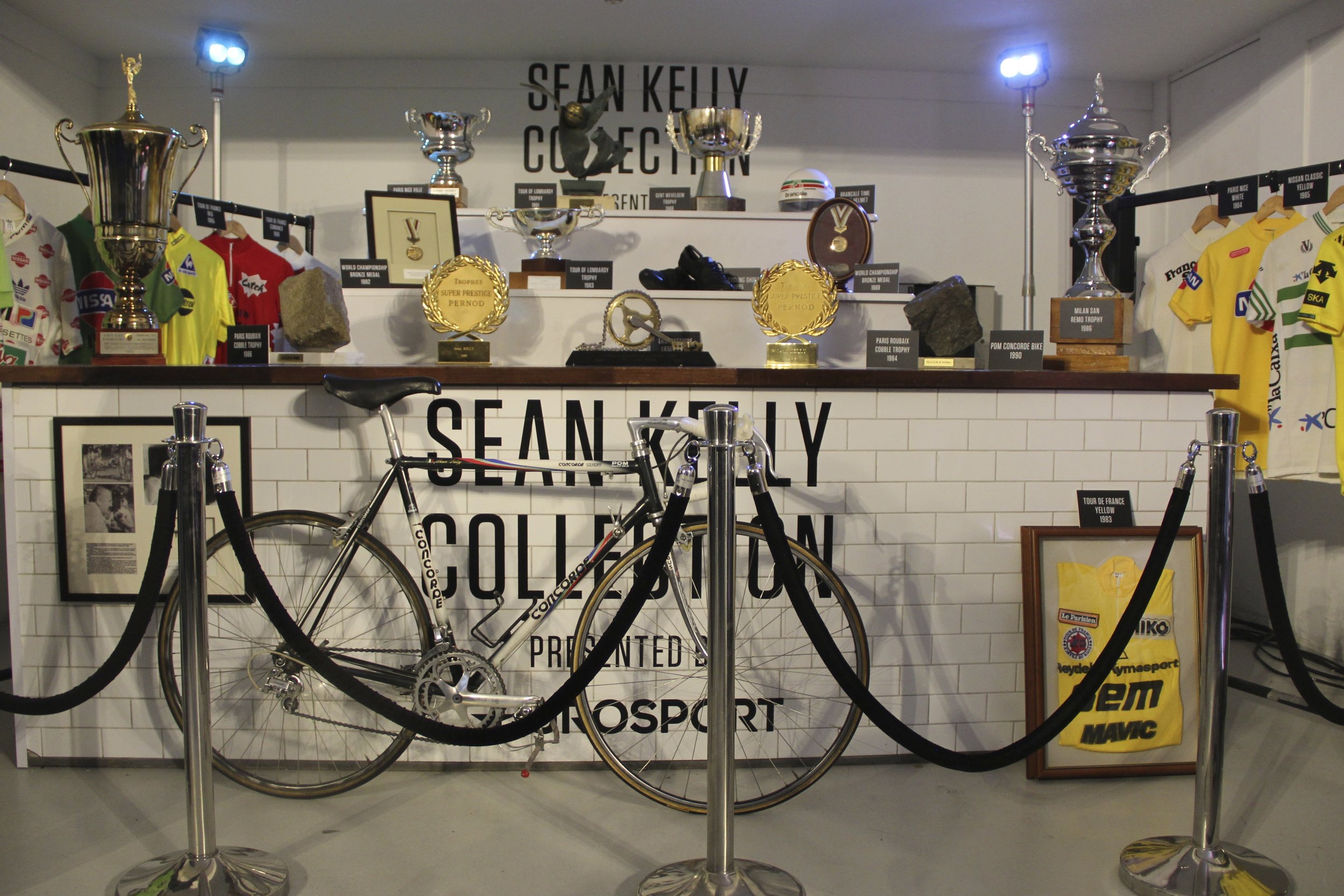 Sean Kelly's magnificent collection of trophies and memorabilia