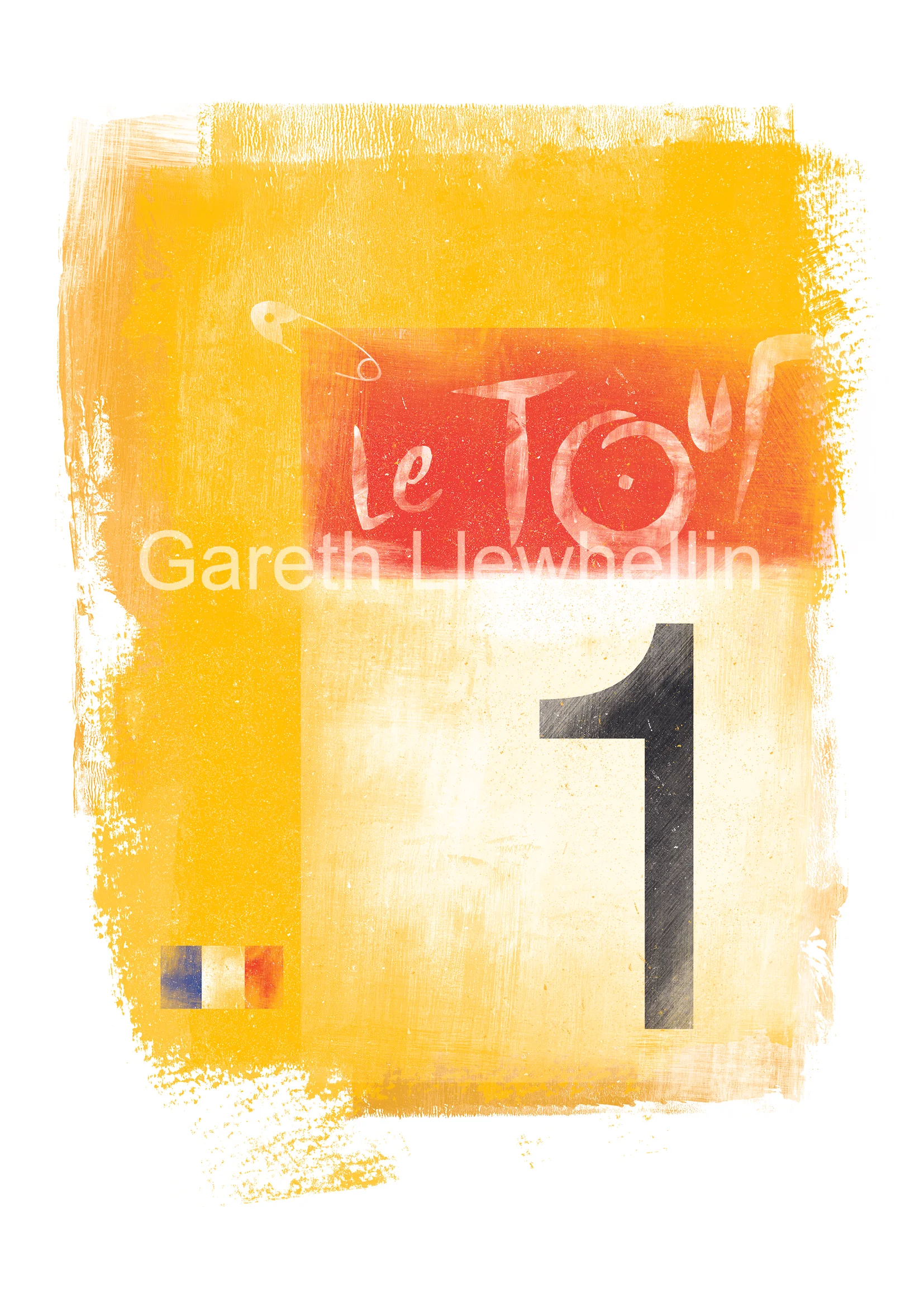 Tour de France Yellow Jersey Limited Edition Giclee Print