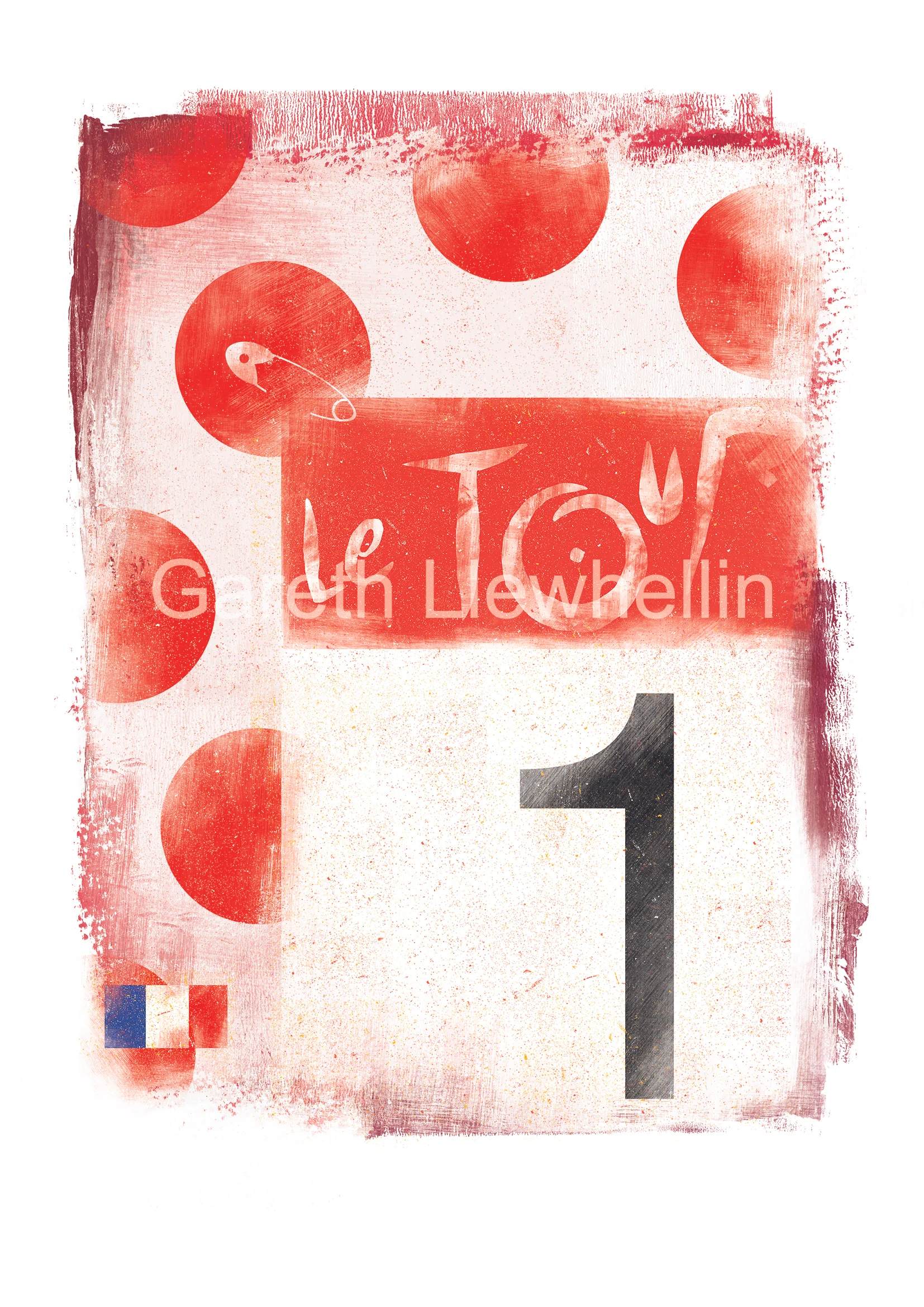 Polkadot King of the Mountains Limited Edition Giclee Print