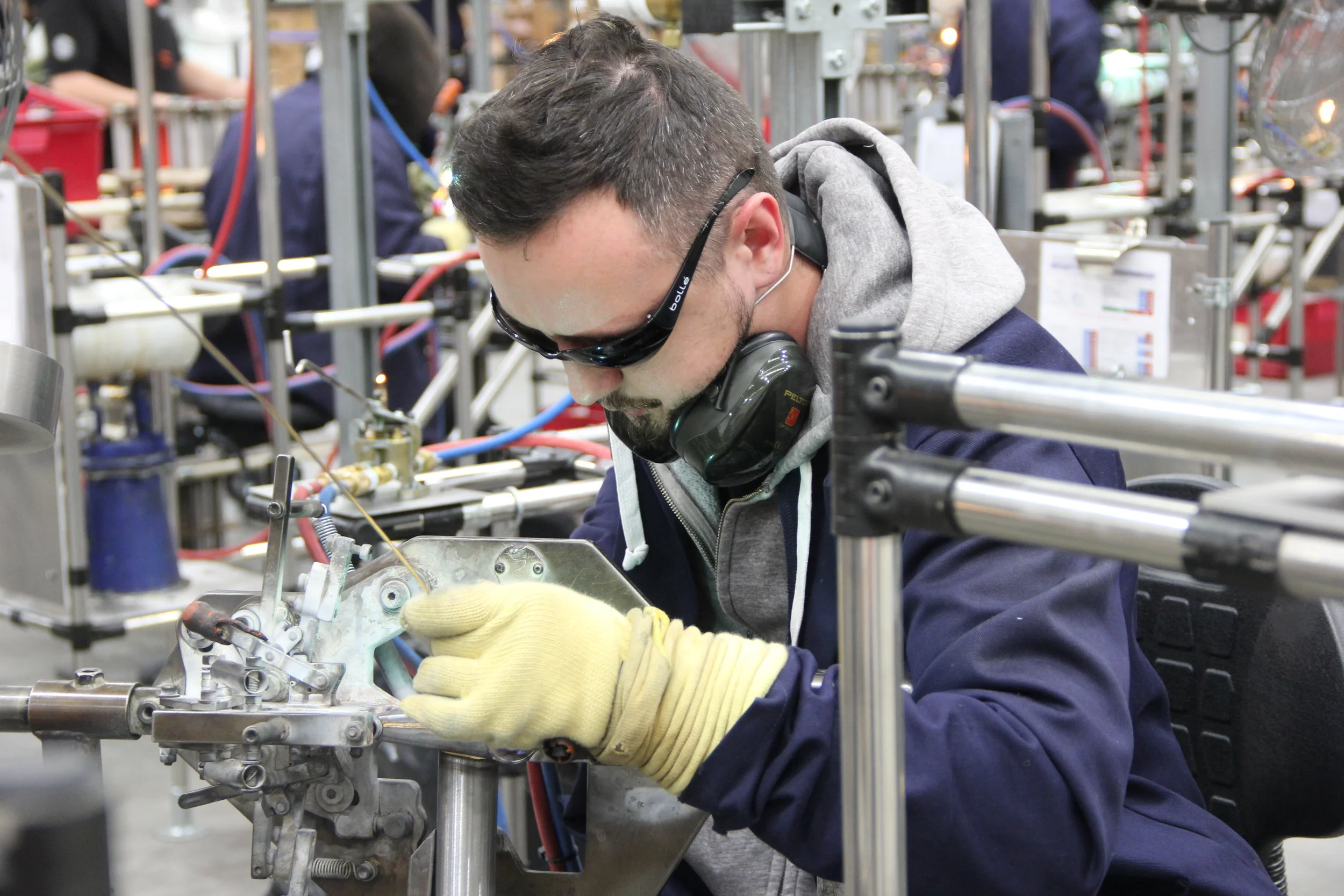 It takes 18 months to train to be a brazer