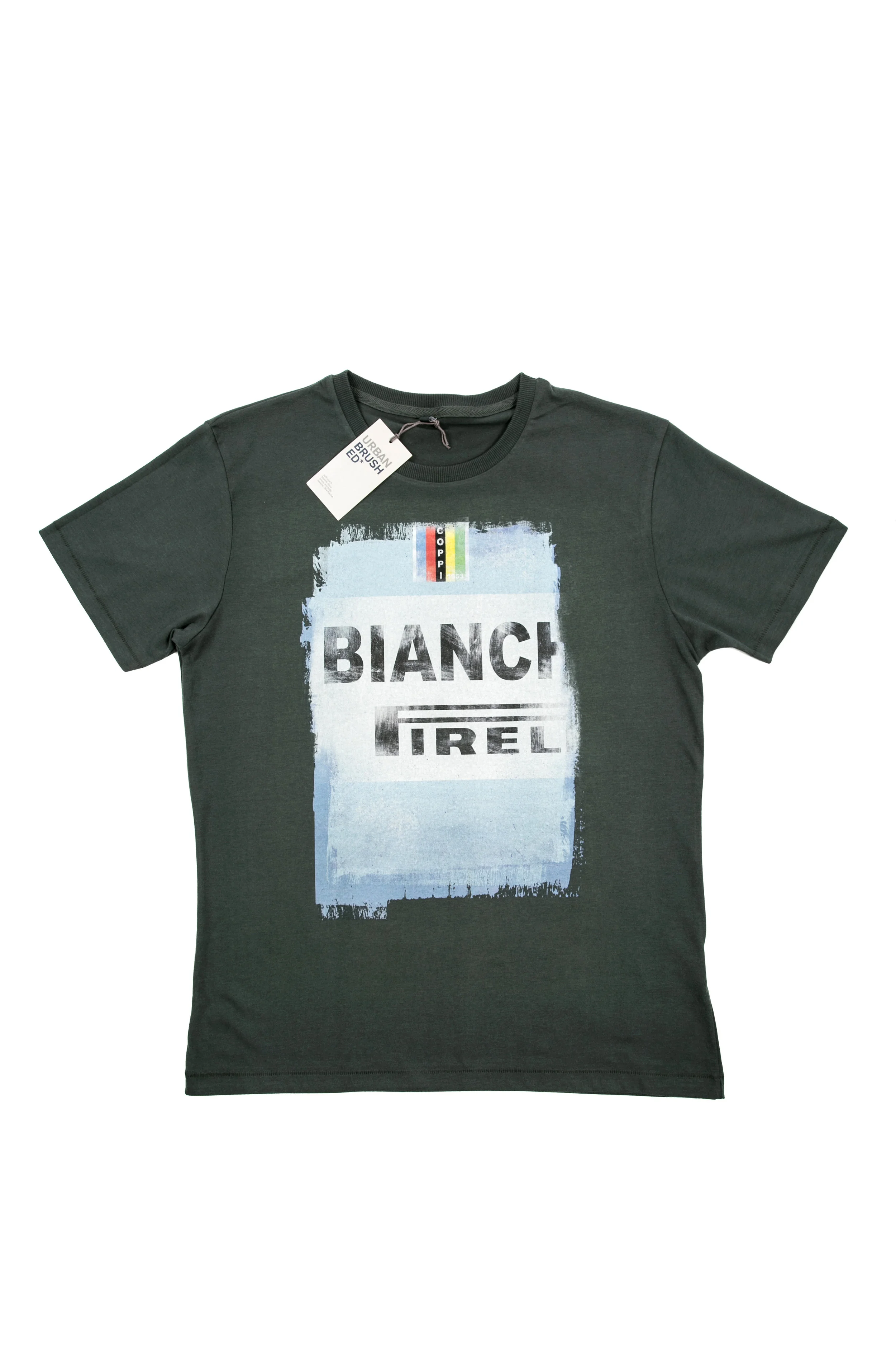 Bianchi Racing Team T-Shirt Dark Grey/Green