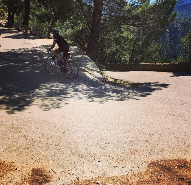 The climb from Port de Valldemossa