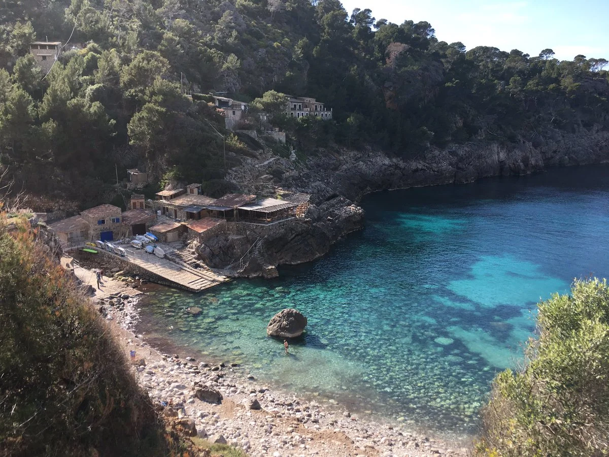 Cala Deia's beautiful turquoise waters