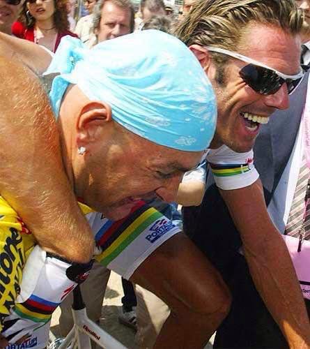Cipollini and Pantani , t he playboy and the pirate.