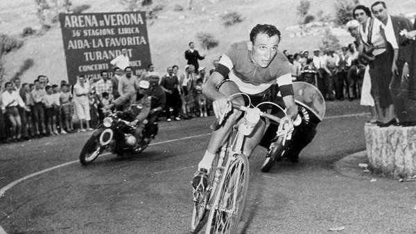 Ercole Baldini winning in 1958