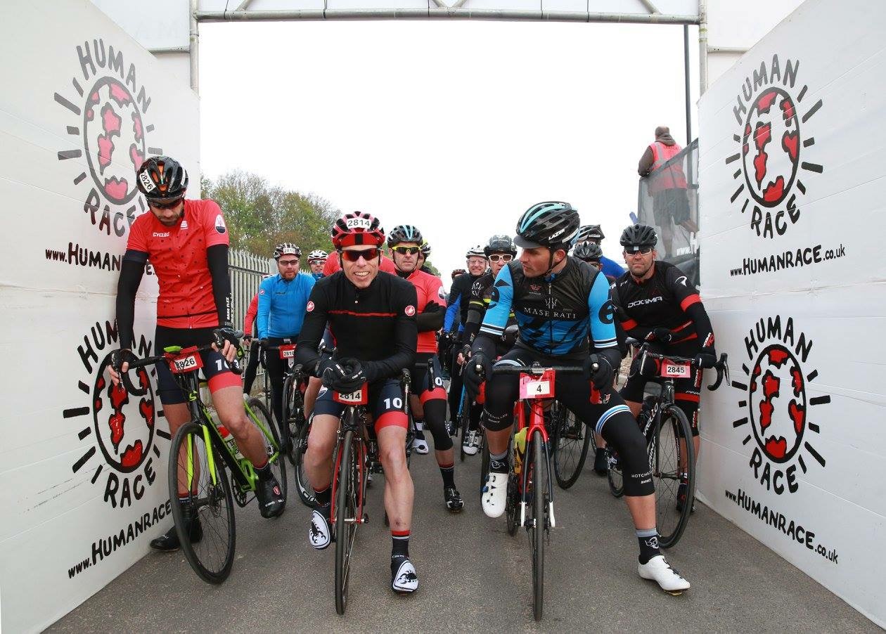 Peter sets off on the Tour de Yorkshire