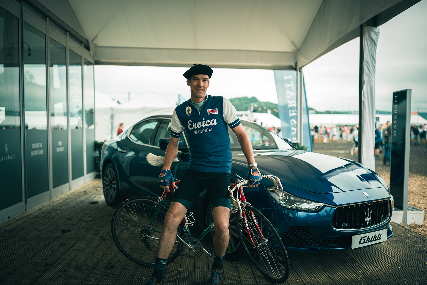"I'm a big hat man." David Millar at Eroica Britannia 2016