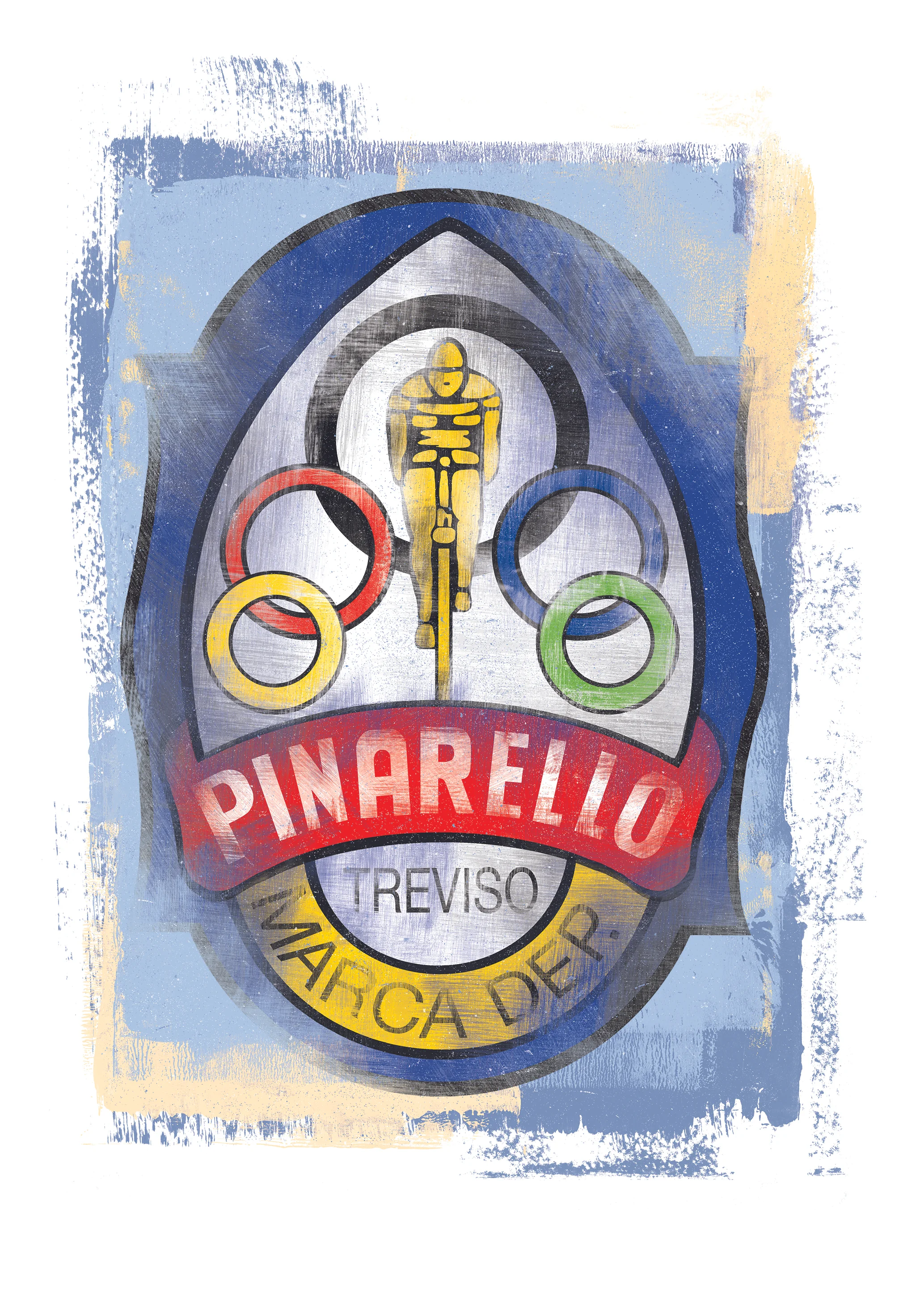 Pinarello Head Badge Print