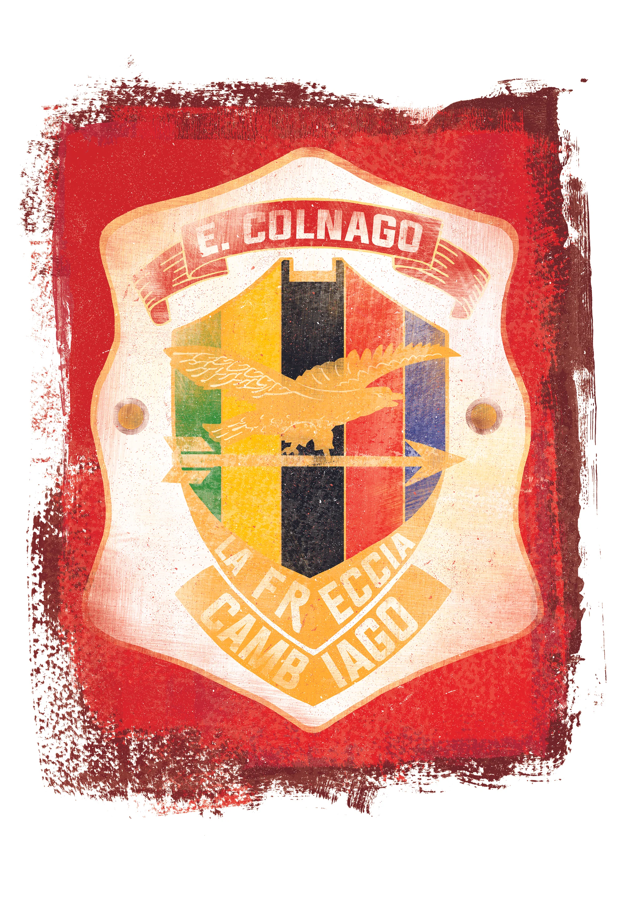 Colnago Head Badge Print