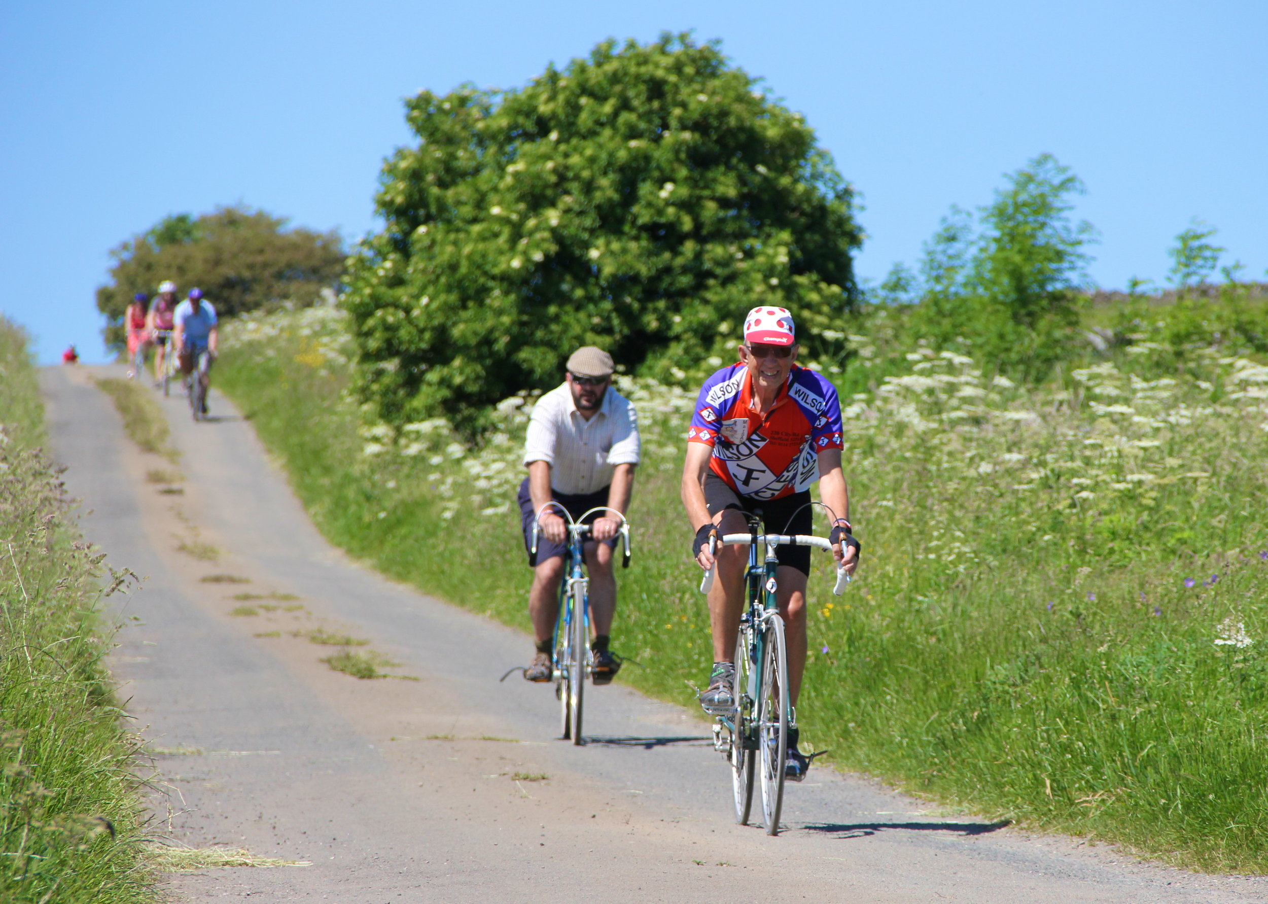 I like the downhill bits!