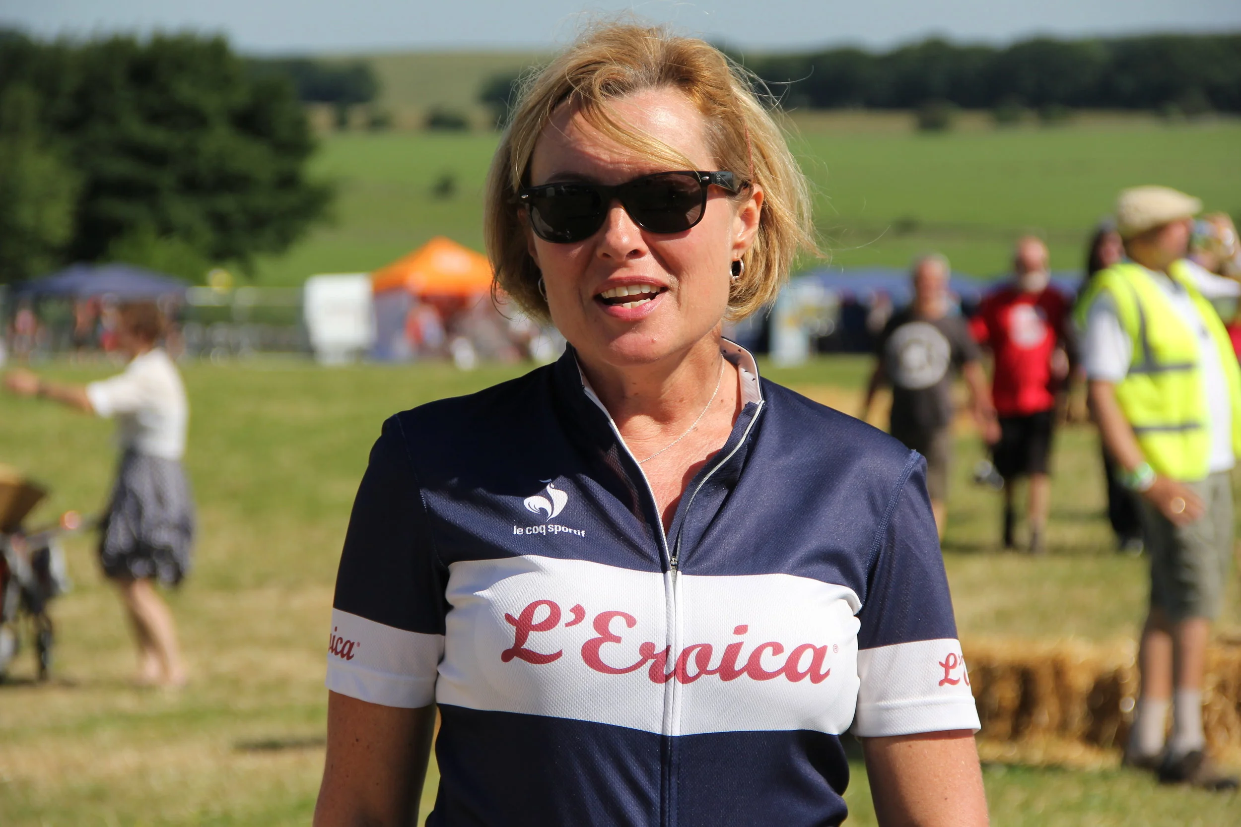 Isn't she lovely? Mrs Ride Velo about to set off.