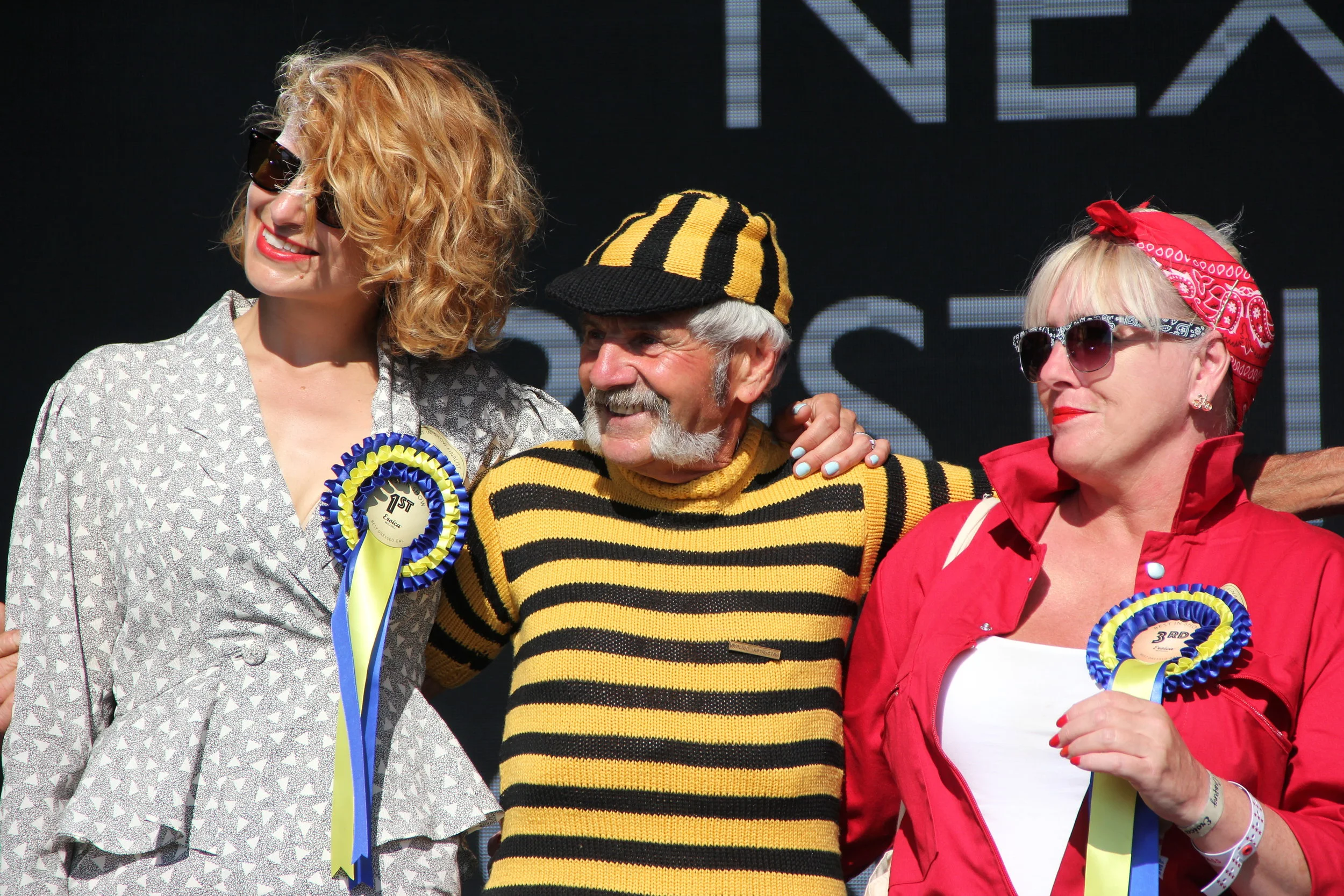 Luciano Berruti buzzes around the best dressed ladies
