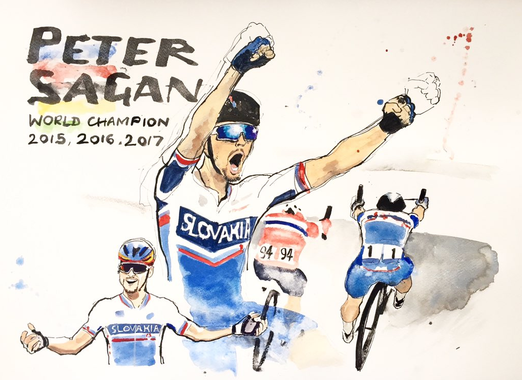 Sagan's historic third consecutive World Championship Victory