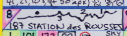 Stage 8: length of stage, arrival town. elevation profile including intermediate sprint and climbs