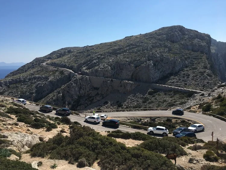 Up and down and spectacular views on the way to Formentor