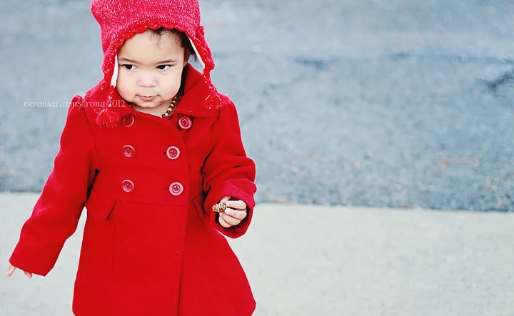 baby in red