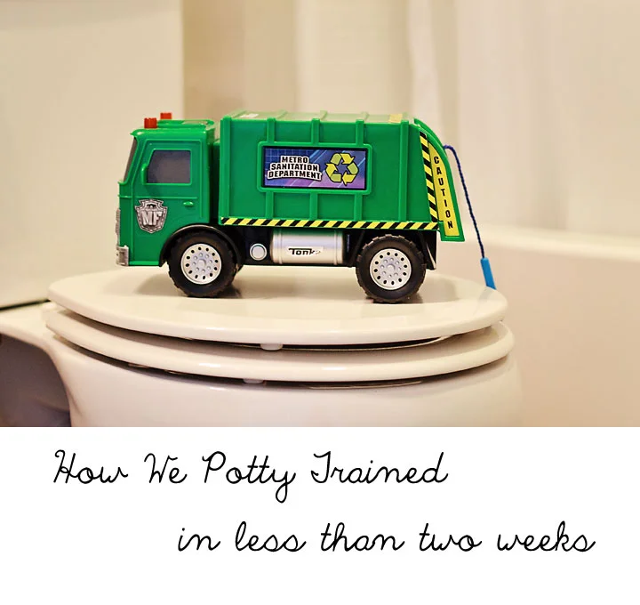 How we potty trained our toddler in less than two weeks