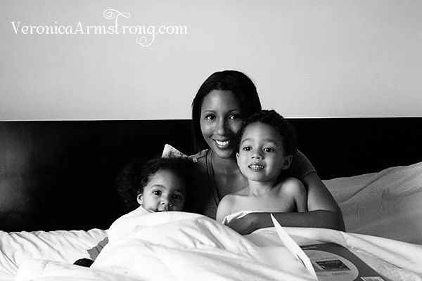 Just the three of us.