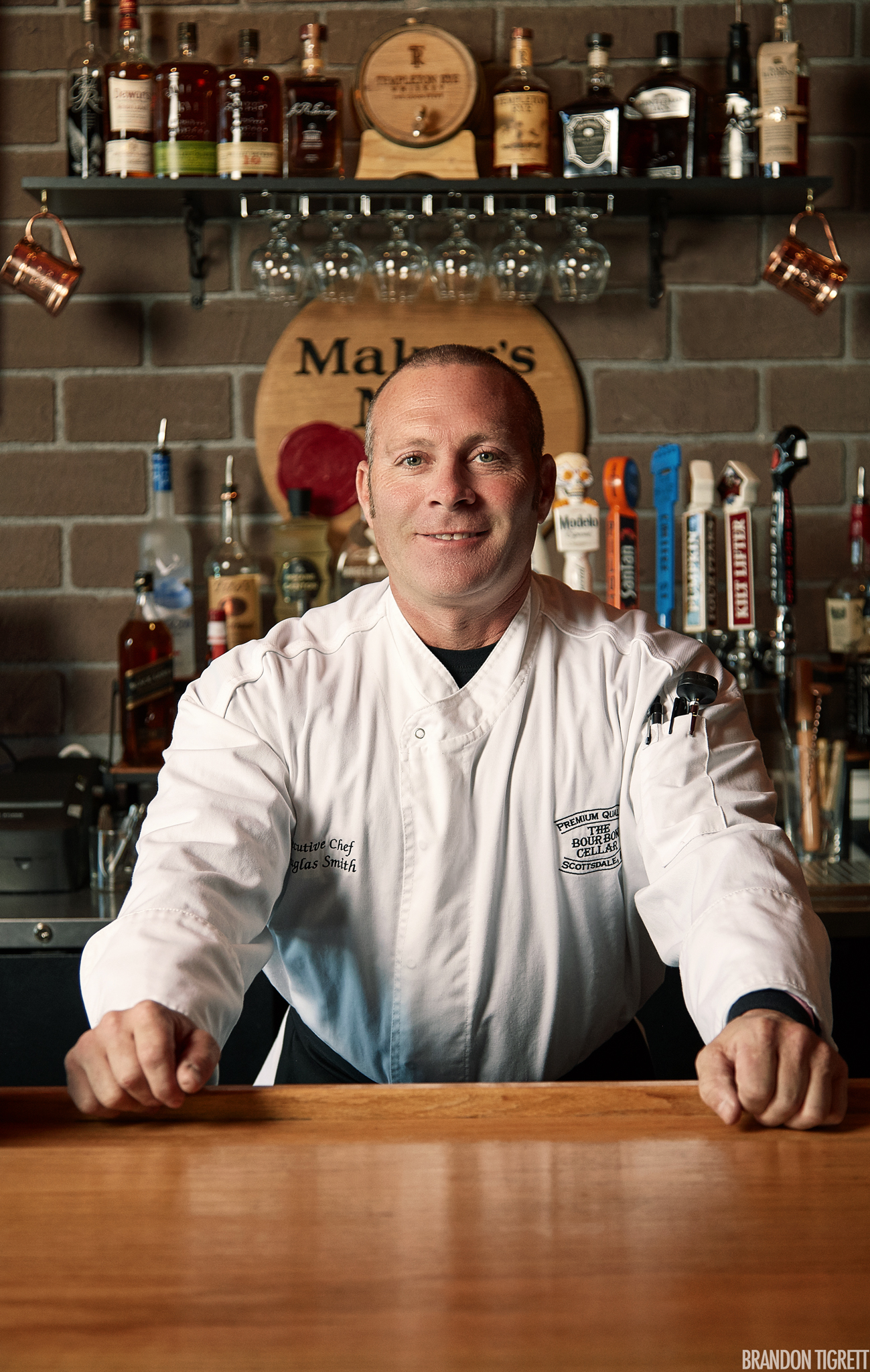 Doug Smith - Bourbon Cellar Chef Editorial Portrait