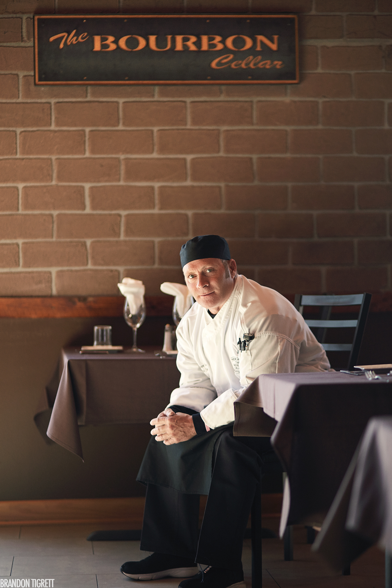 Doug Smith - Bourbon Cellar Chef Editorial Portrait