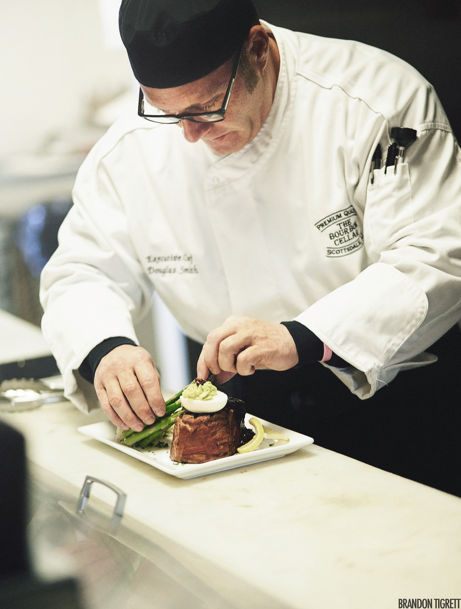 Doug Smith - Bourbon Cellar Chef Editorial Portrait 