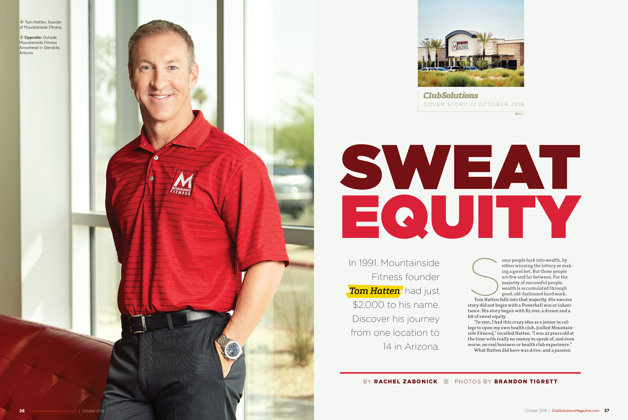 Club Solutions Magazine - Mountainside Fitness Tom Hatten