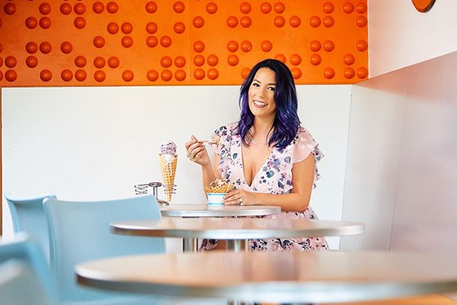 Just before it officially cools down in AZ let&rsquo;s throw it back to warm summer vibes and ice cream parlors.  Really fun shoot with @azfoodie for a feature in Valley Guide Magazine.  Don&rsquo;t we all wish we could get paid to sample ice cream. 