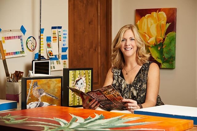 Some portraits from before all this craziness! I had the opportunity to photograph Susan Morrow the director of the Celebration of Fine Art show in Scottsdale for Valley Guide Magazine.  She was so easy to work with and we had a ton of fun talking ab