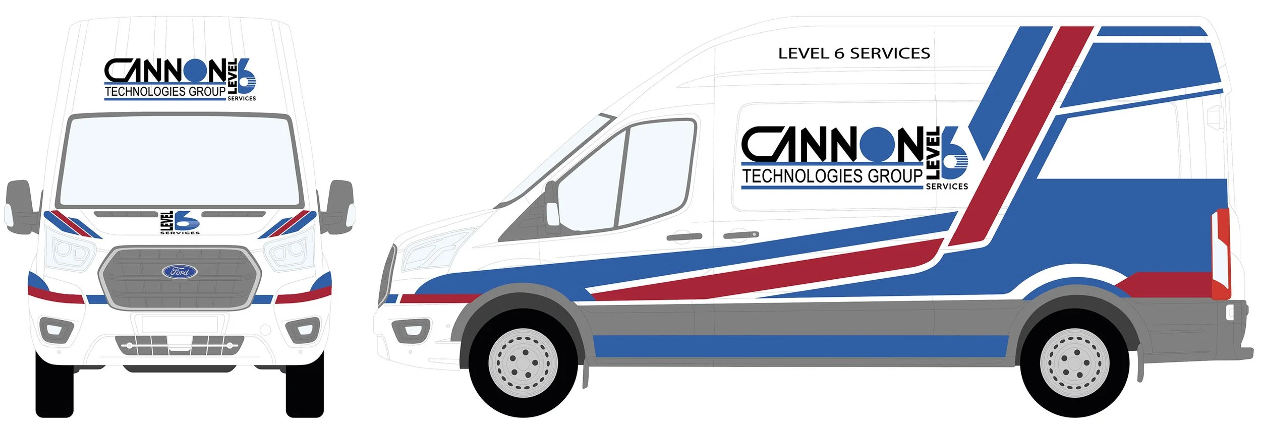 van livery graphic design on the side of a van