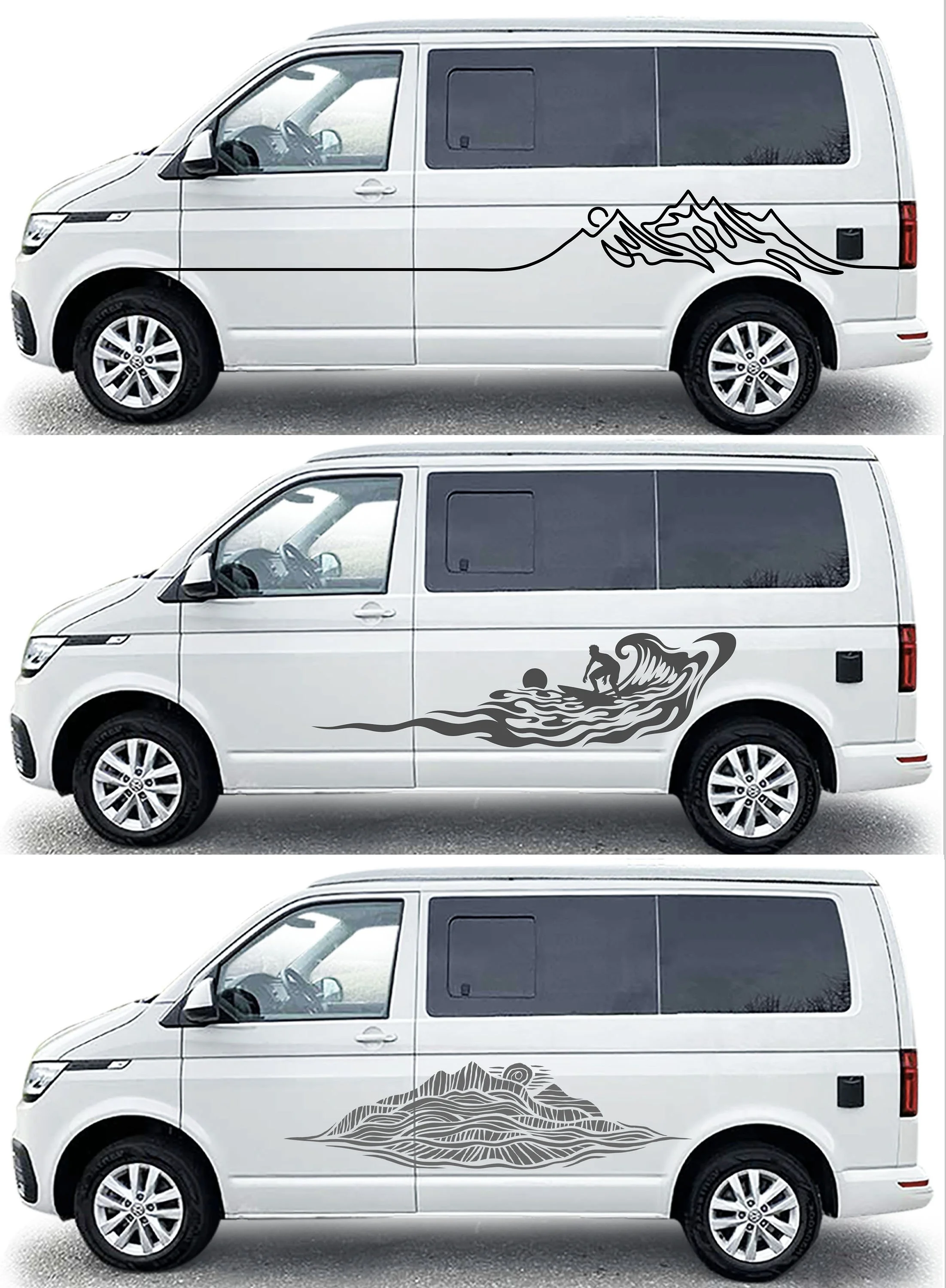 camper van graphic designs