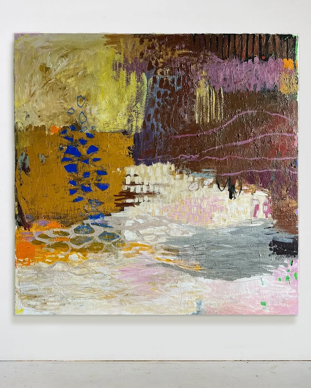 Resultatet af min genopdagelse af maleriet 🎨

Jeg tror, der er noget efter&aring;r, lys og vildskab malet ind i dem, men jeg har egentlig nydt at der ikke var en begr&aelig;nsende form eller budskab. 
Mangler du lidt liv p&aring; dine v&aelig;gge?!?