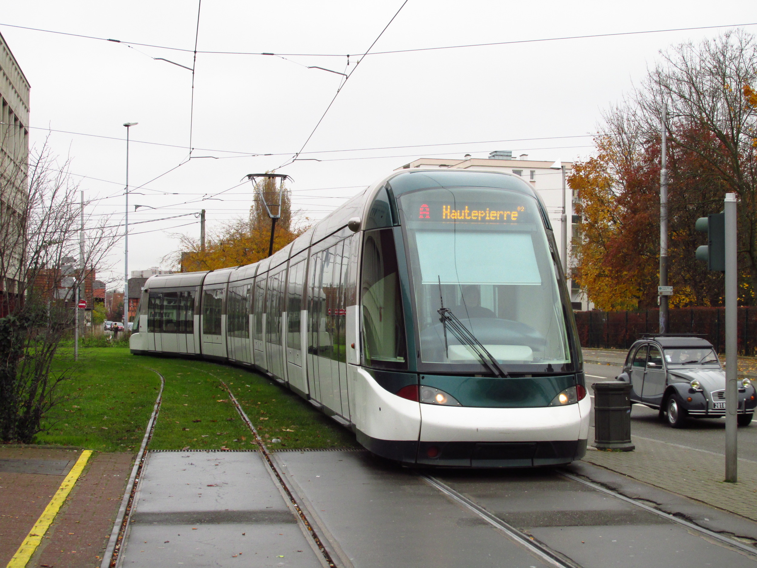 Současné provedení tramvají Alstom Citadis 403. Ve městě je celkem 41 těchto tramvají o délce 45 m. (foto: Ing. Filip Jiřík)
