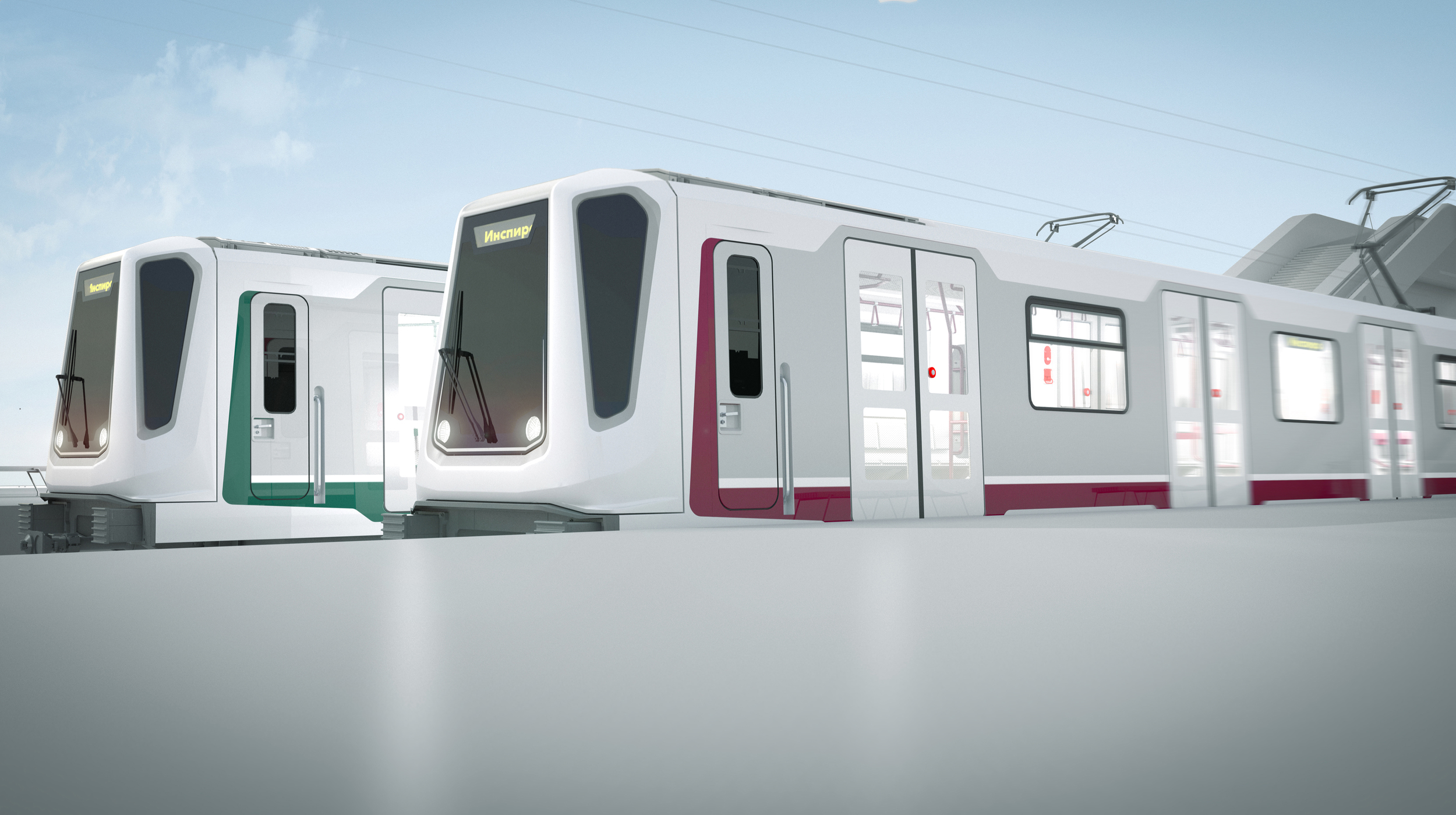 Vozidla Siemens Inspiro pro Sofii budou vybavena pantografy pro odběr proudu z vrchního vedení. (zdroj: Siemens AG)